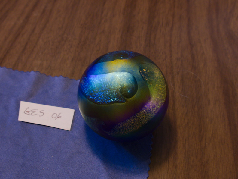 GES-06-medium-flattened-sphere-iridescent-blue--IMG 7321