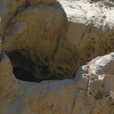 wind-erosion-mini-caves-sandstone-Ray-Miller-trail-Pt-Mugu-2012-06-26-IMG 5435