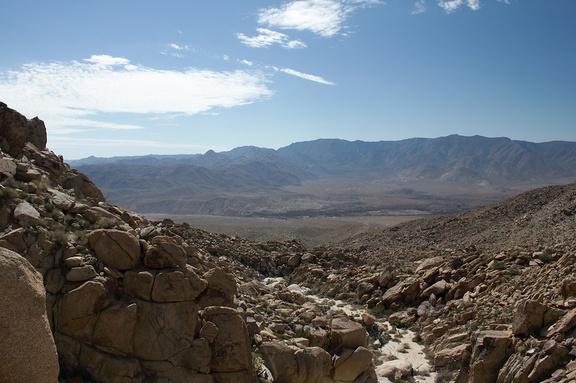 view-overlooking-Vallecito-Wash-and-mountains-Blair-Valley-pictographs-trail-Anza-Borrego-2012-03-11-IMG 4150
