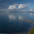 view-toward-islands-sea-like-glass-Perimeter-Track-Wenderholm-ARC-Reserve-2013-07-20-IMG 9474
